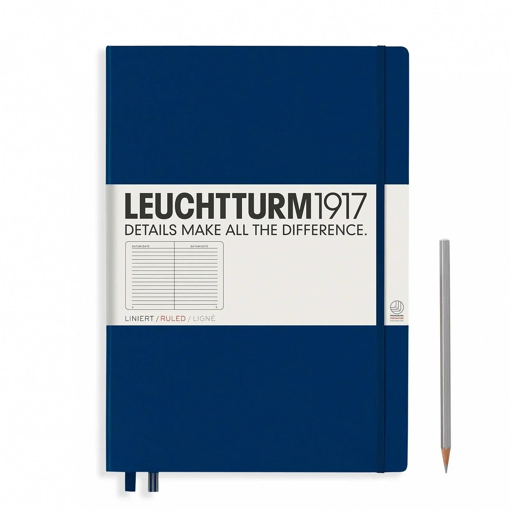 Leuchtturm1917 Master Classic Ruled Hardcover Notebook - Laywine's