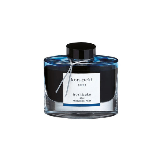 Pilot Iroshizuku Ink Deep Cerulean Blue (Kon-peki) 50ml - Laywine's