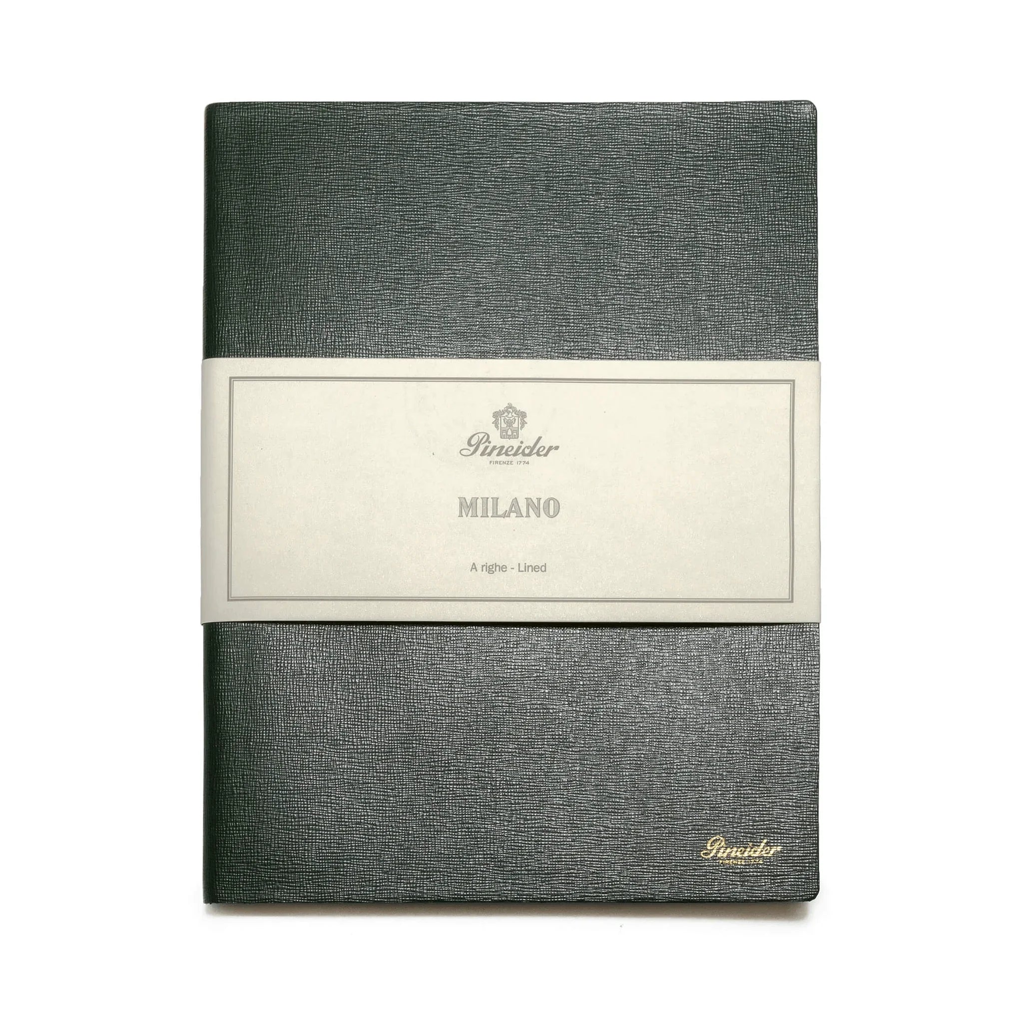 Pineider Milano Leather Laid Notebook Large - Laywine's