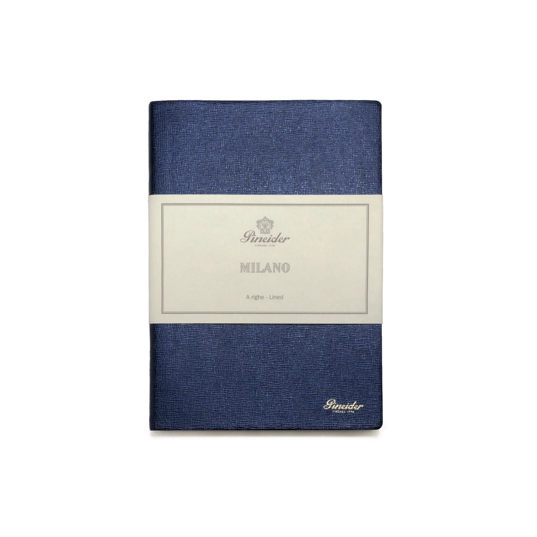 Pineider Milano Leather Laid Notebook Medium - Laywine's