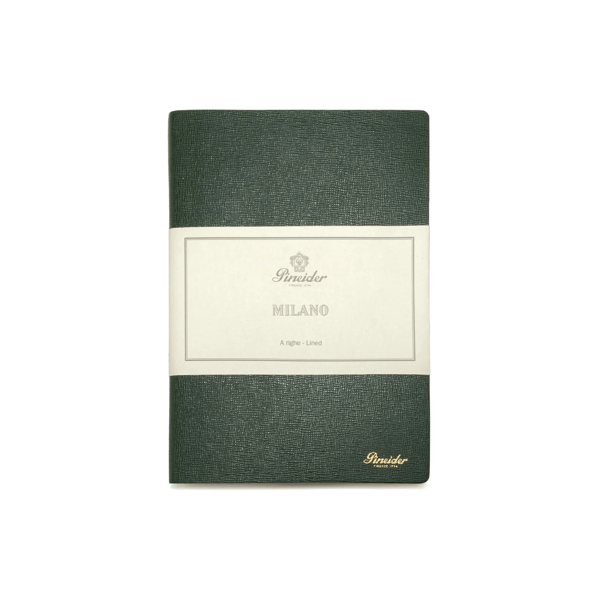Pineider Milano Leather Laid Notebook Medium - Laywine's