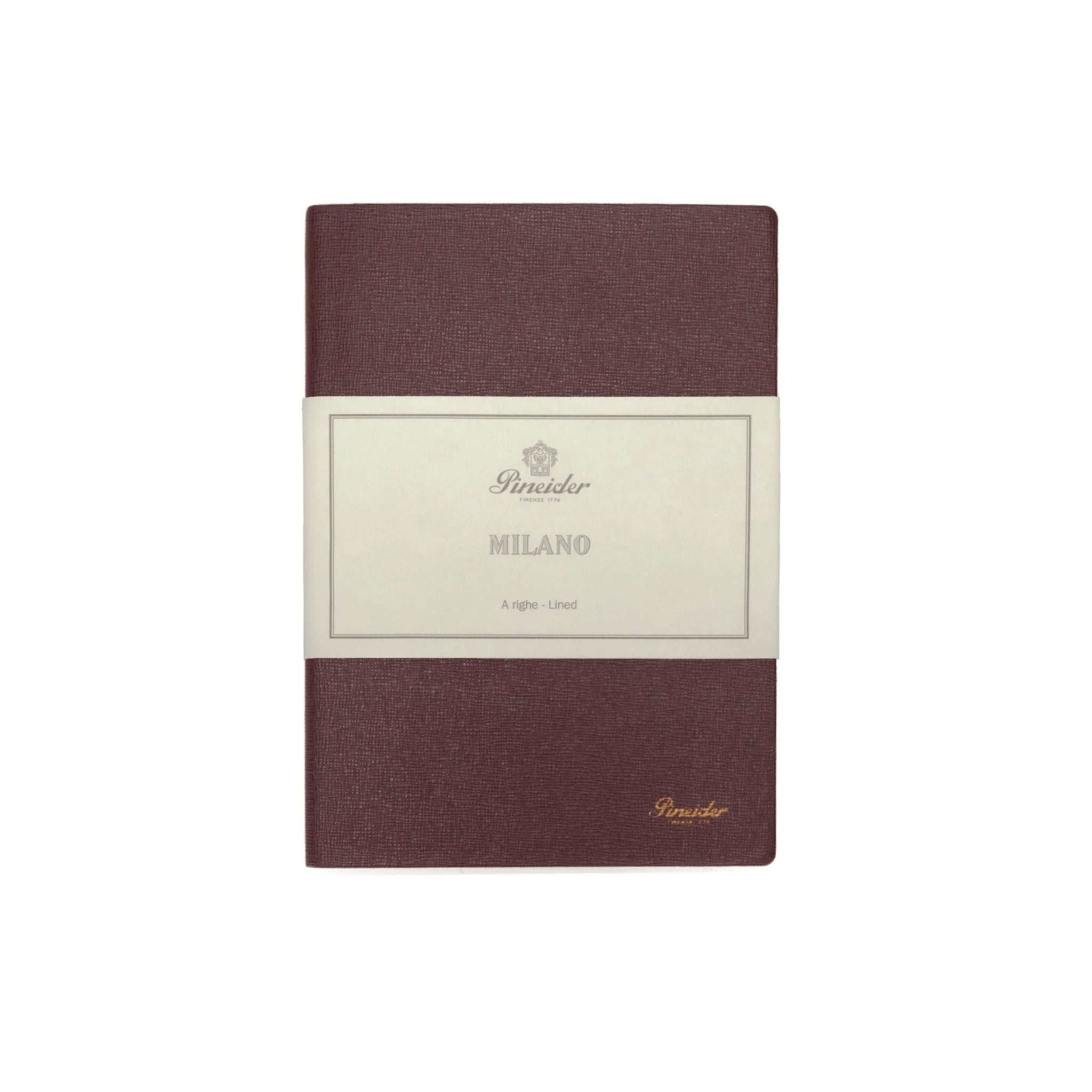 Pineider Milano Leather Laid Notebook Medium - Laywine's