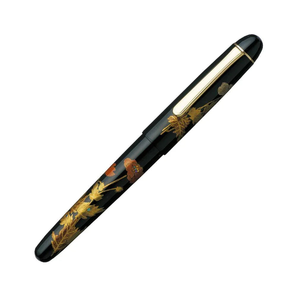 Platinum 3776 Century Urushi Maki-e Poppy Fountain Pen - Laywine's