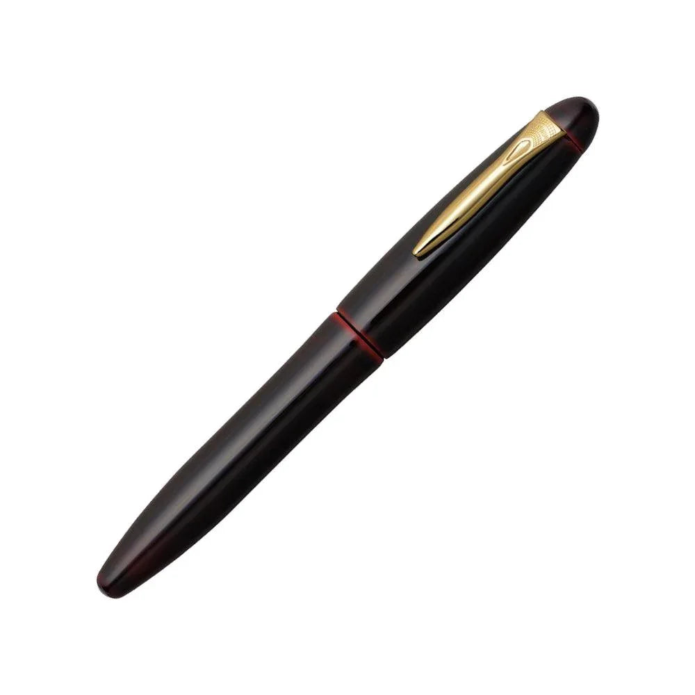 Platinum Izumo Akatame Red Urushi Fountain Pen - Laywine's