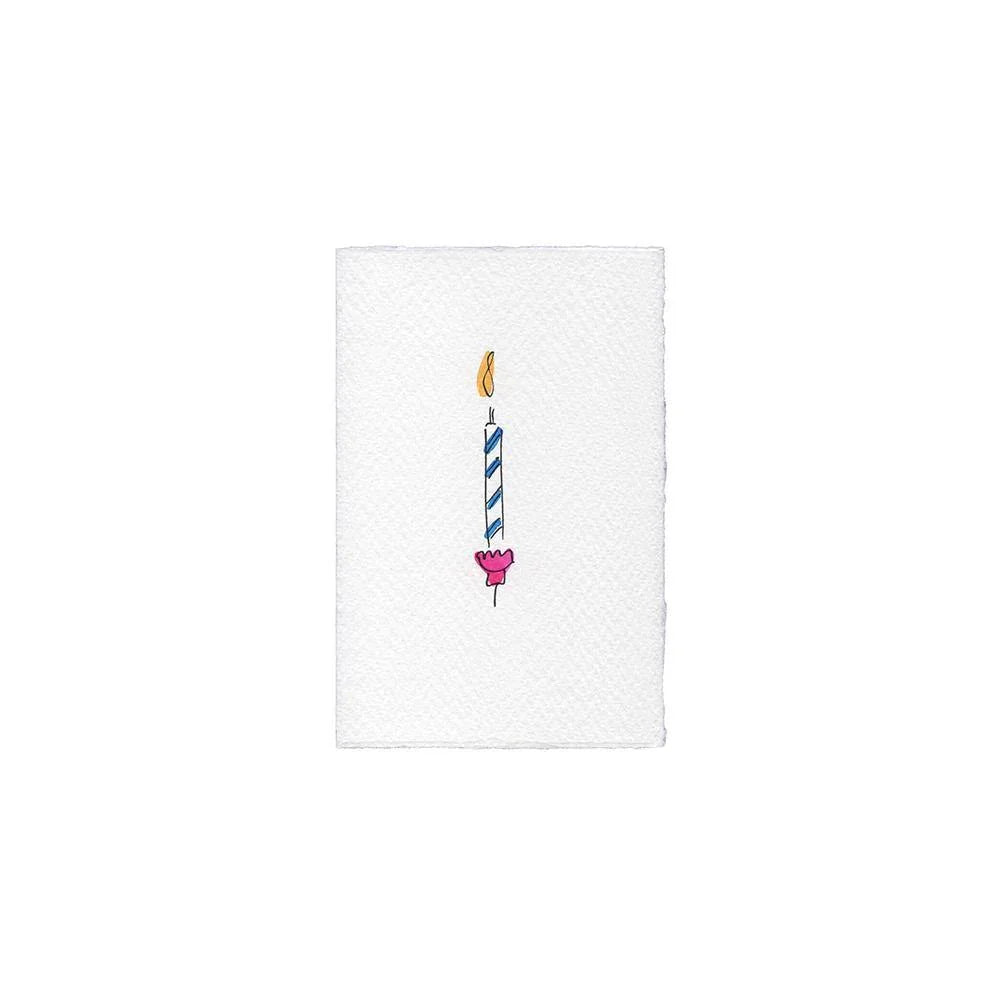 Scribble & Daub Birthday Candle Card - Laywine's