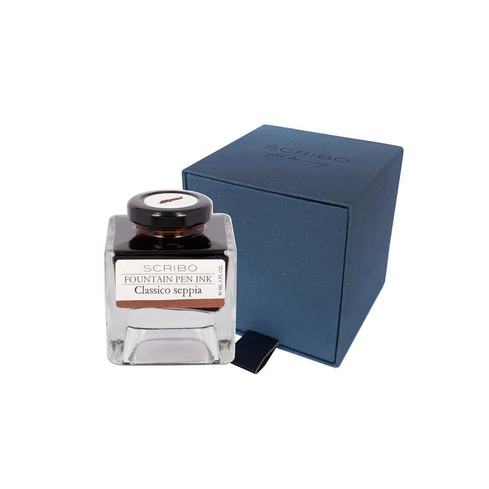 Scribo Classico Seppia Ink Bottle 90ml - Laywine's