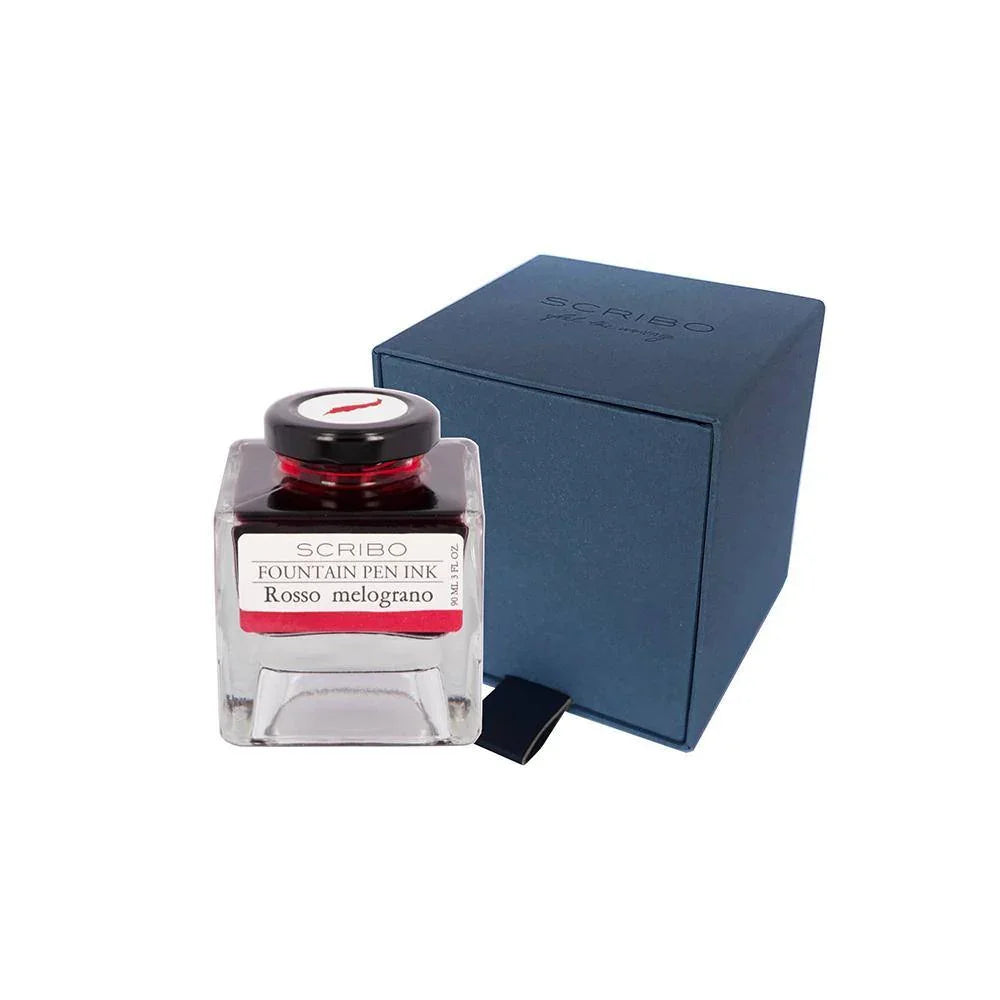 Scribo Rosso Melograno Ink Bottle 90ml - Laywine's