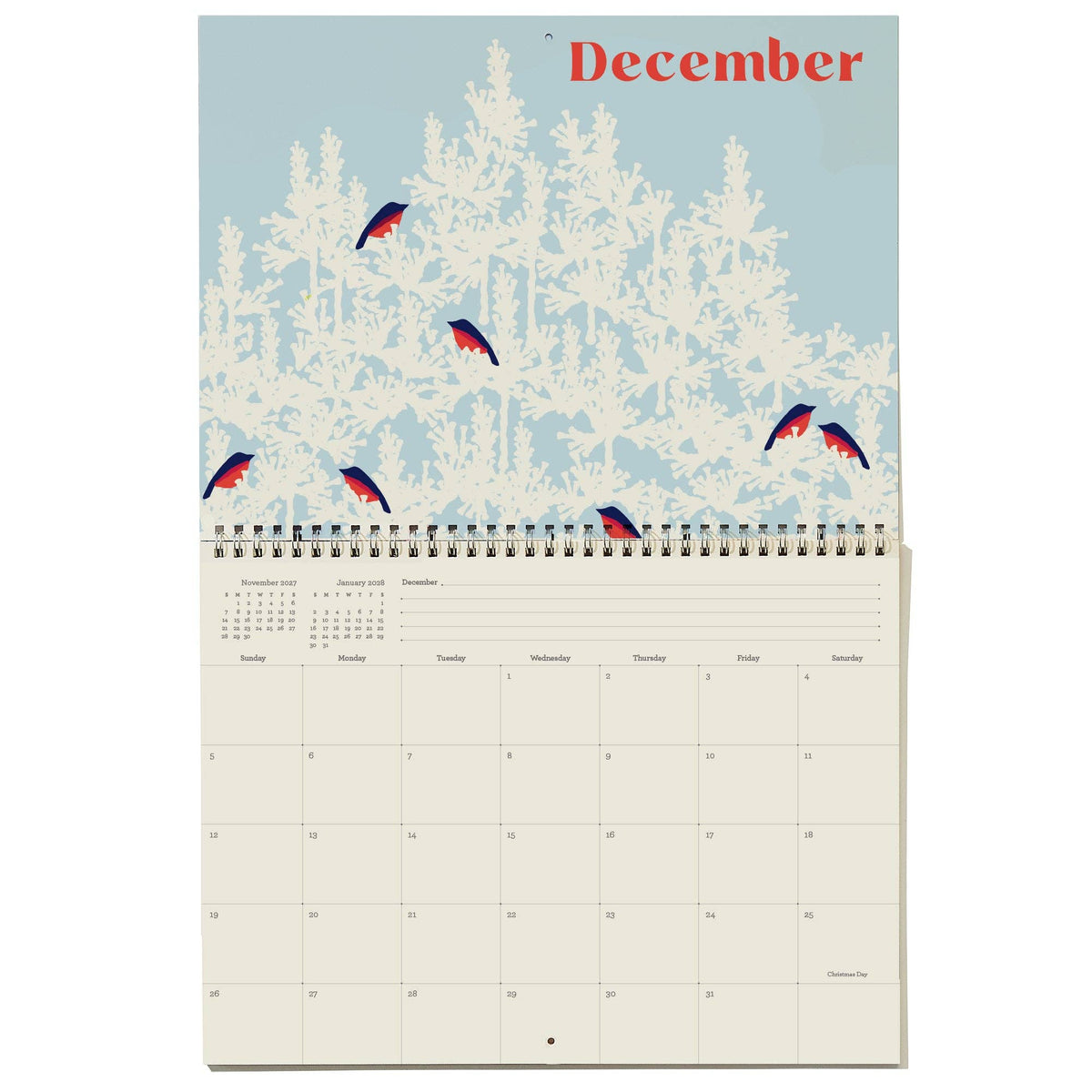 Snow & Graham 2027 Write-On Calendar, view 13