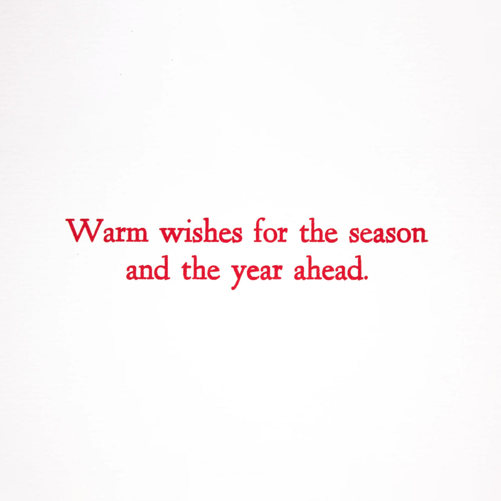 Saturn Press Red Sky Box of 8 Holiday Cards