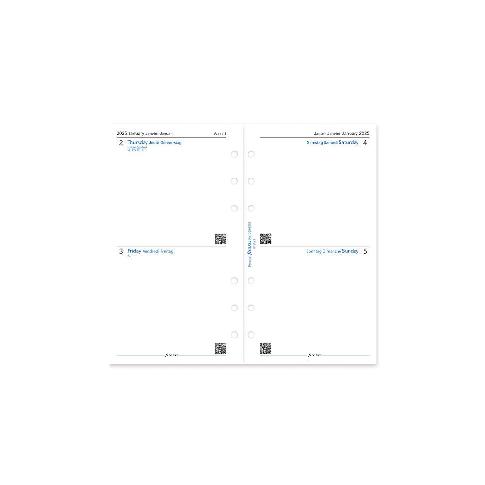 Filofax Personal Two Days per Page, 2025