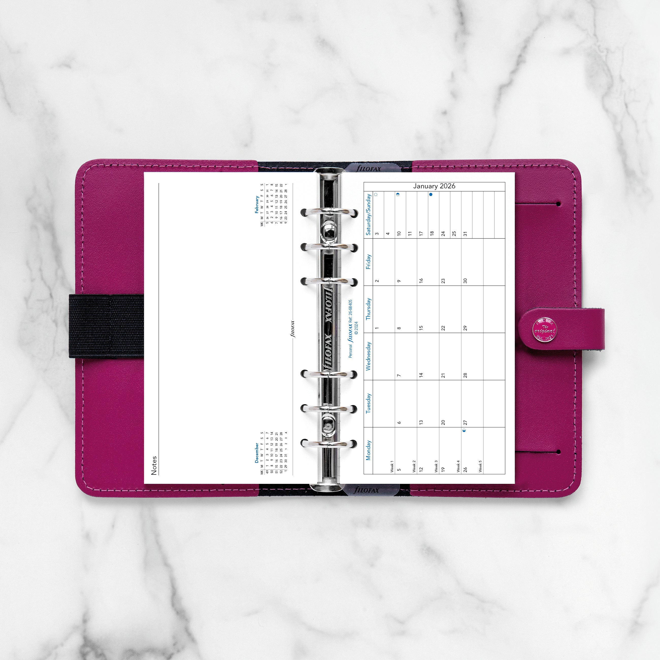 Filofax Personal Month on One Page 2026