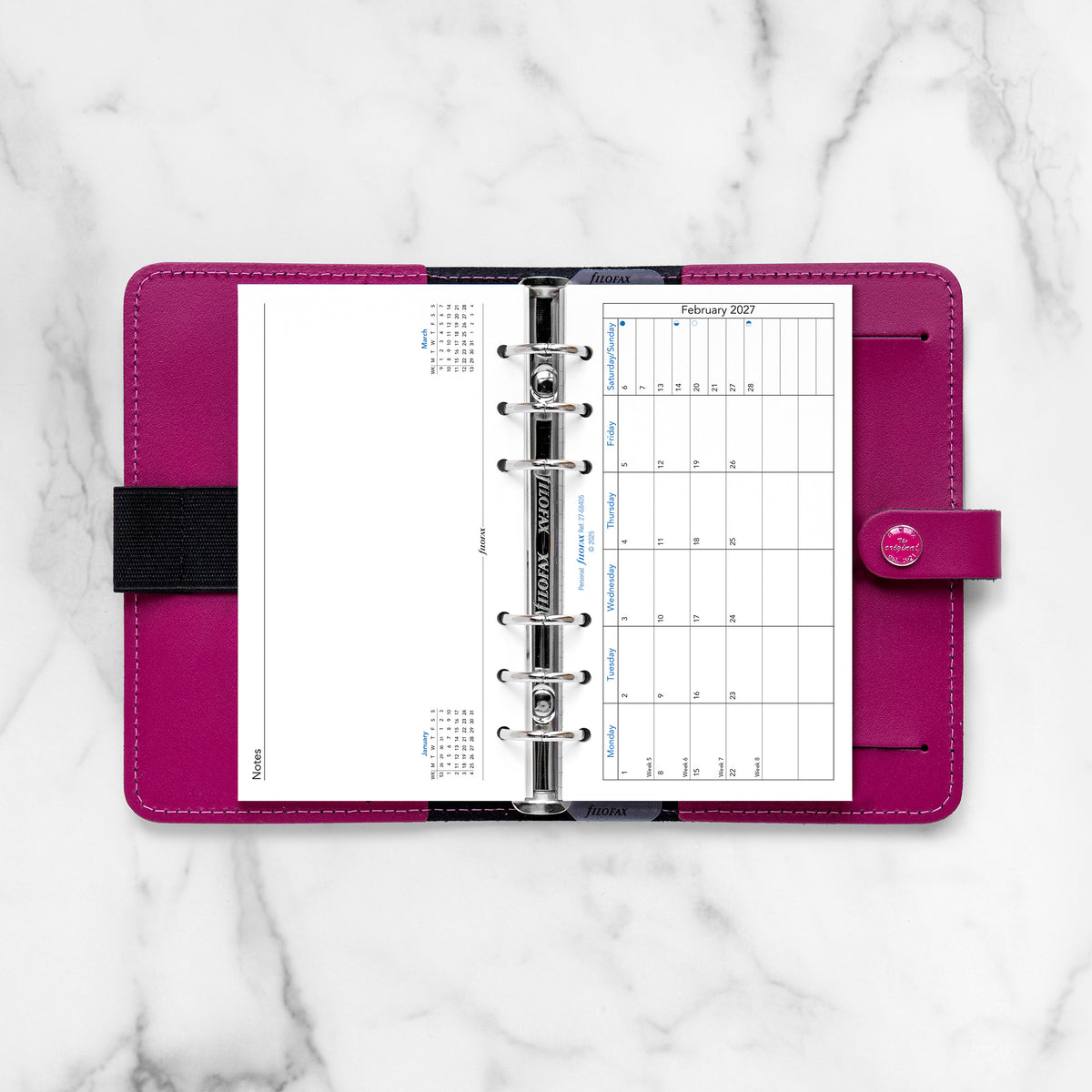 Filofax Personal Month on One Page 2027