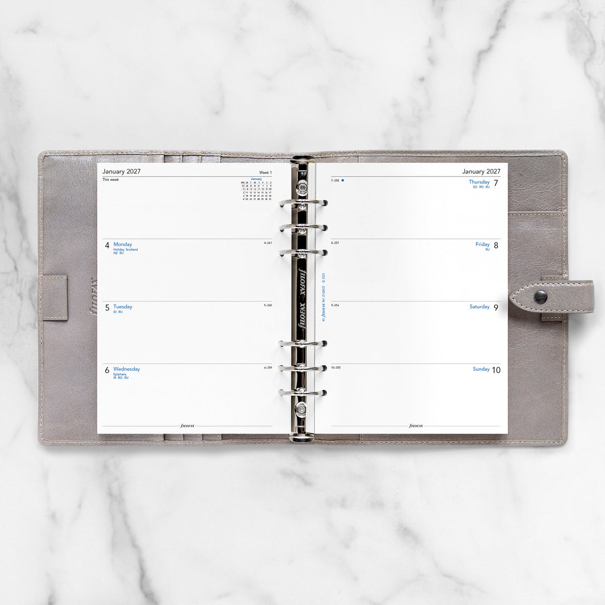 Filofax A5 Week on Two Pages English 2027