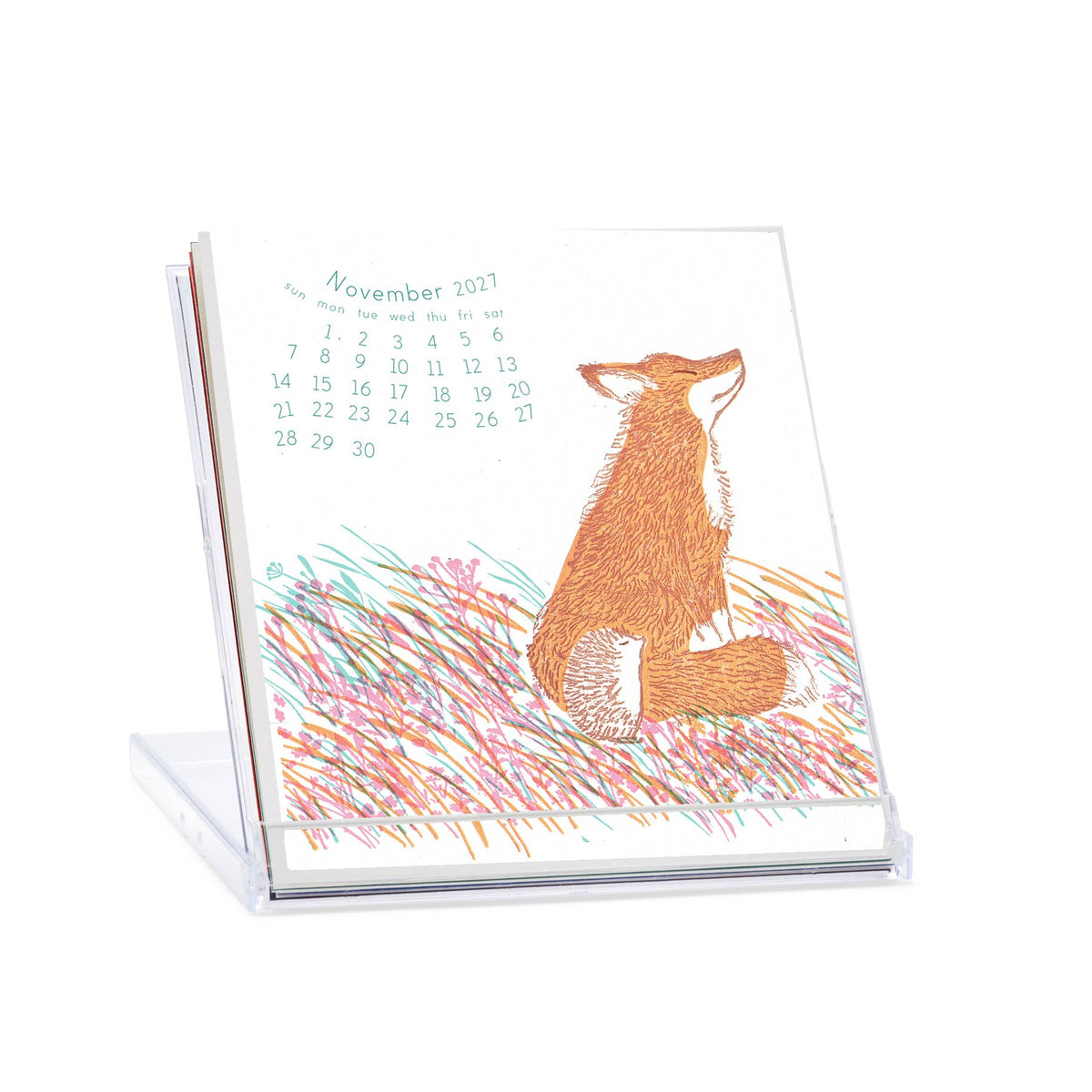 Ilee 2027 Letterpress & Silkscreen Desk Calendar