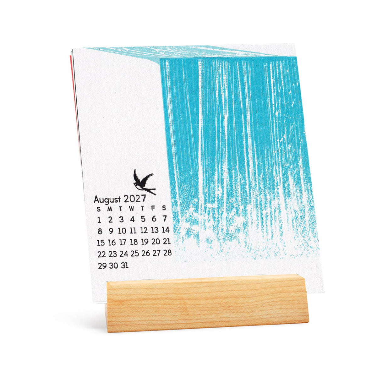 Ilee 2027 Letterpress & Silkscreen Desk Calendar
