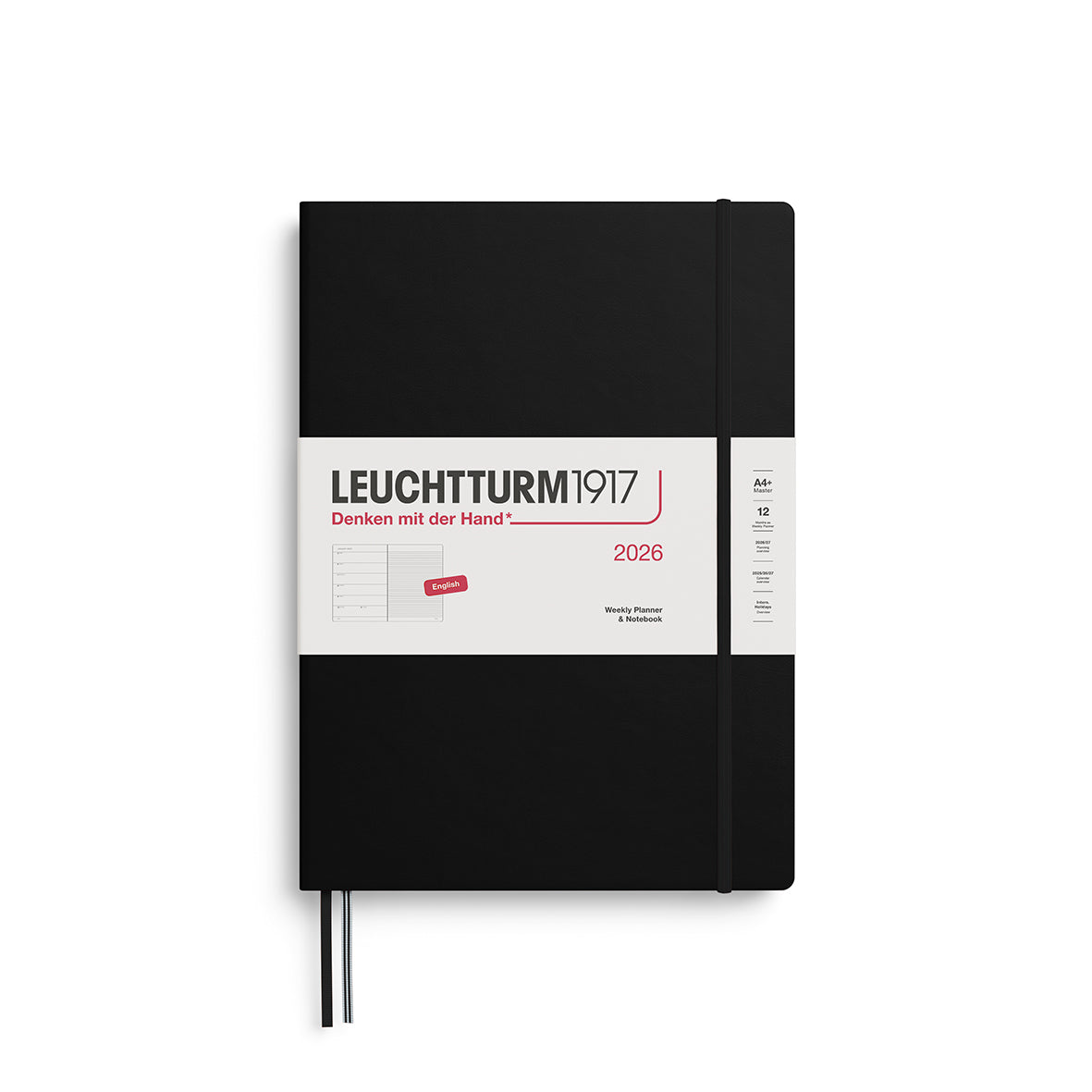 Leuchtturm1917 Weekly Planner & Notebook Master (A4+) 2026