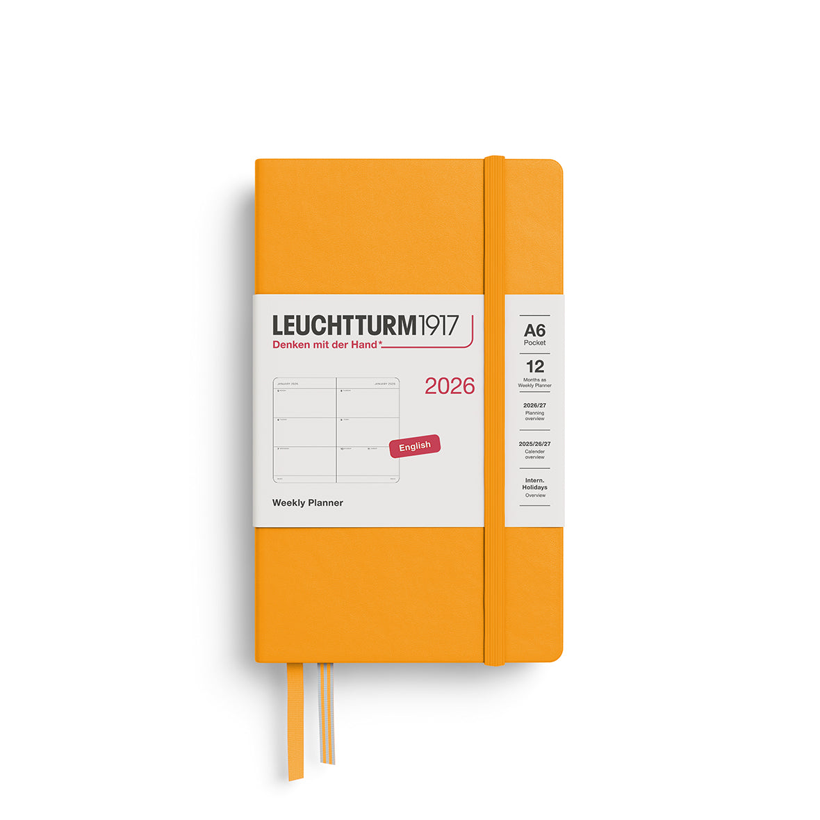 Leuchtturm1917 Weekly Planner Pocket (A6) 2026