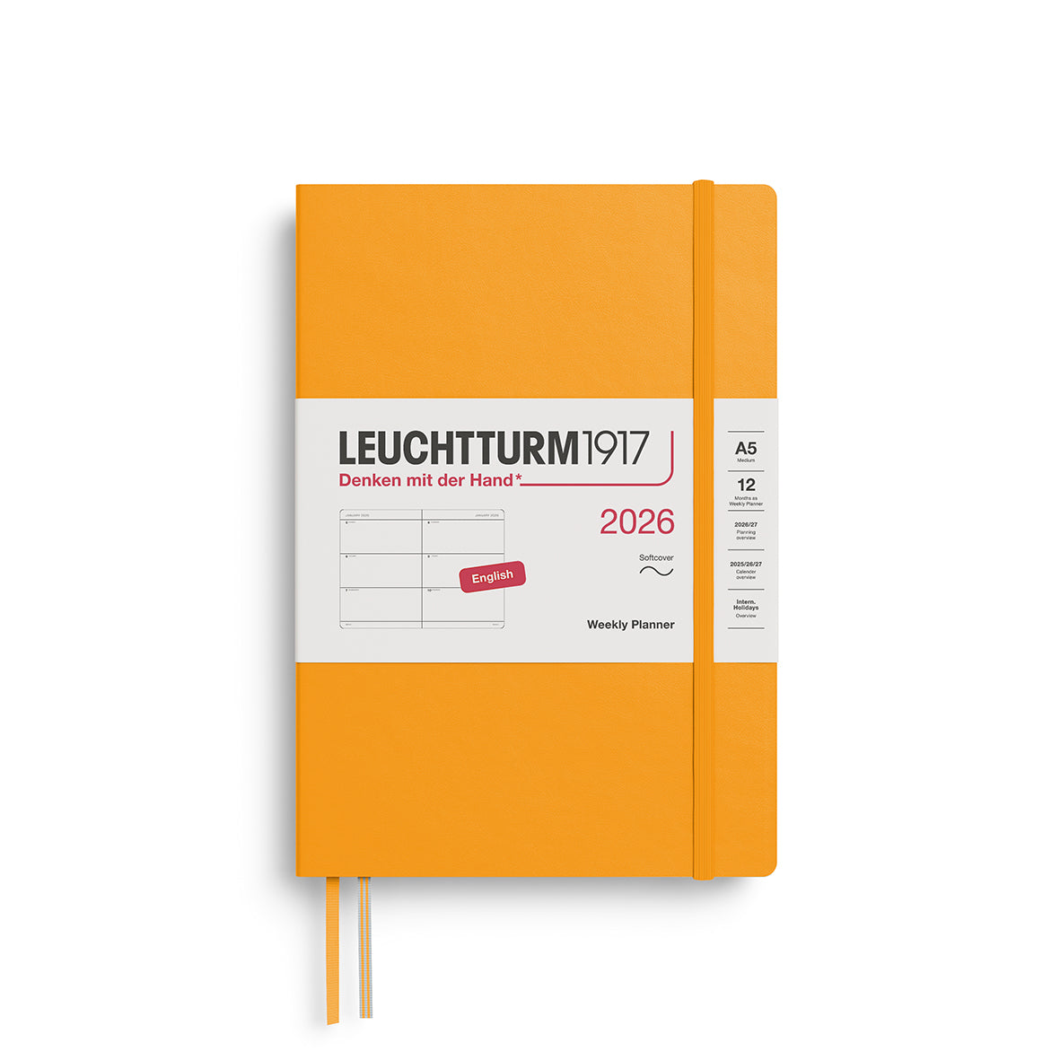 Leuchtturm1917 Weekly Planner Medium (A5) Softcover 2026