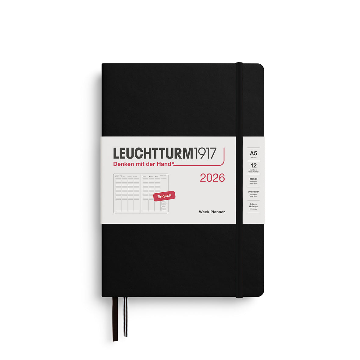 Leuchtturm1917 Week Planner Medium (A5) 2026
