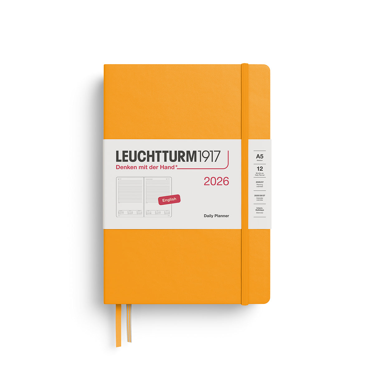 Leuchtturm1917 Daily Planner Medium (A5) 2026