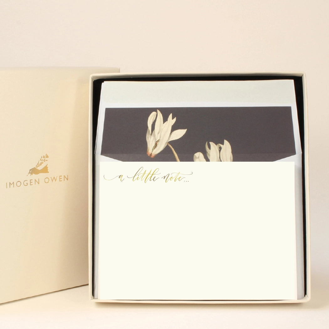 Imogen Owen Cyclamen A Little Note Correspondence Set