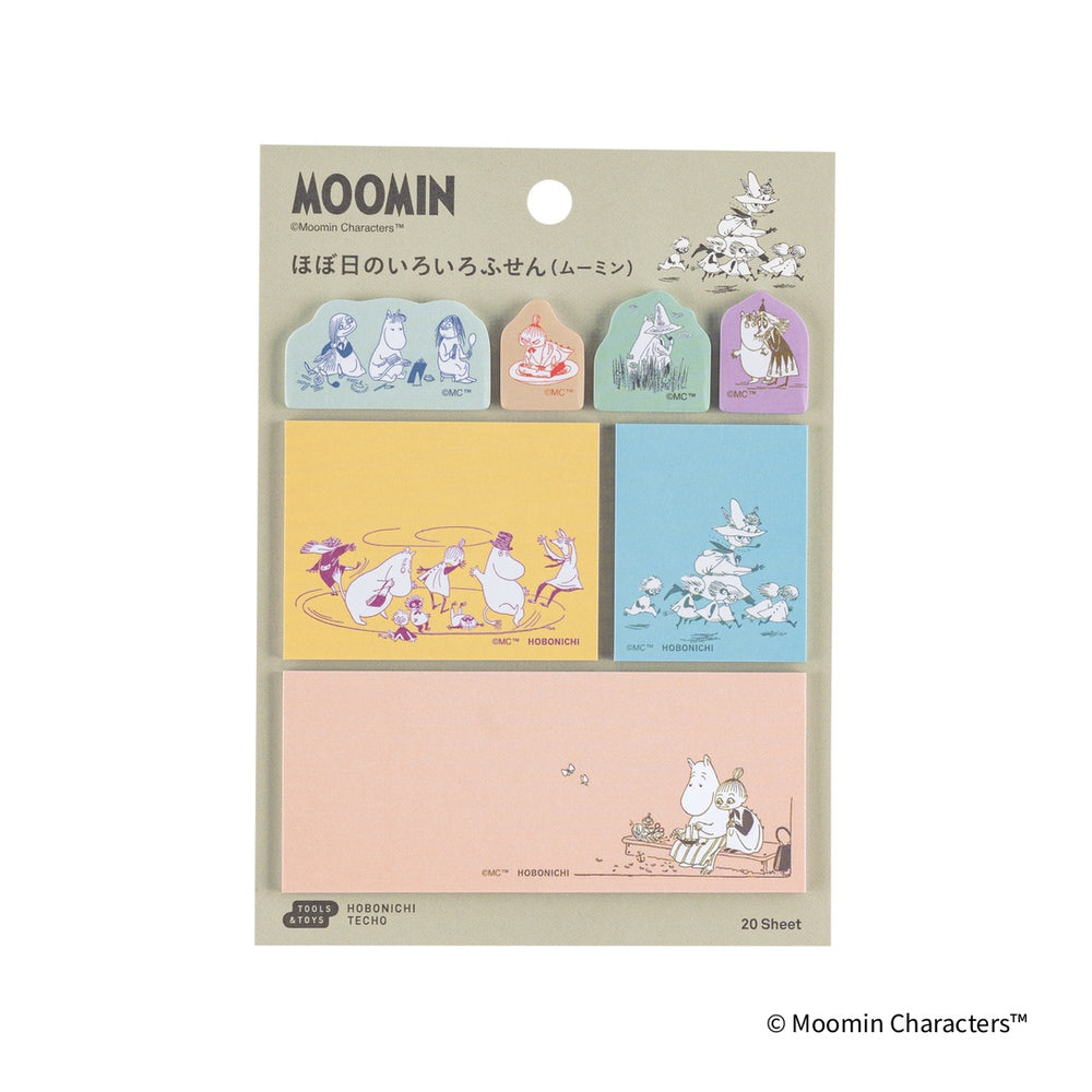 Hobonichi Moomin: Index Sticky Notes (Friends of Moominvalley)