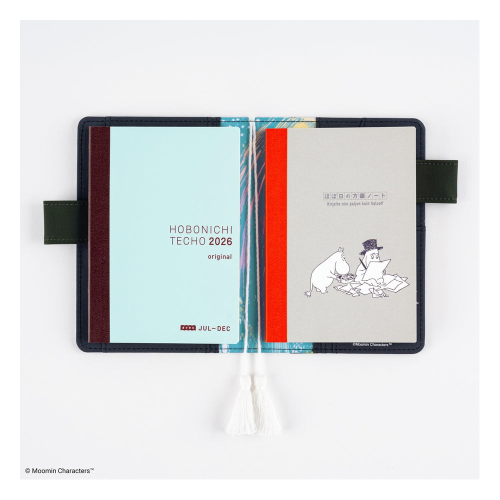 Hobonichi Moomin: Hobonichi Graph Notebook (A6) - Moomin