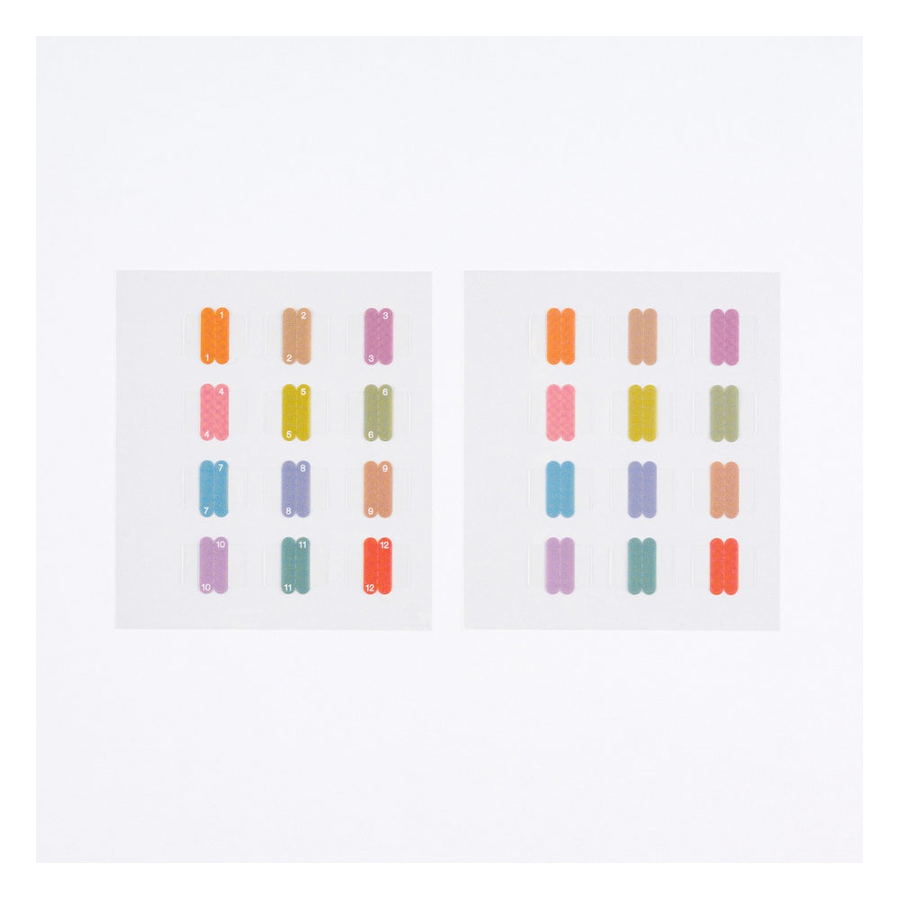 Hobonichi TSUKI no IRO: Index Stickers