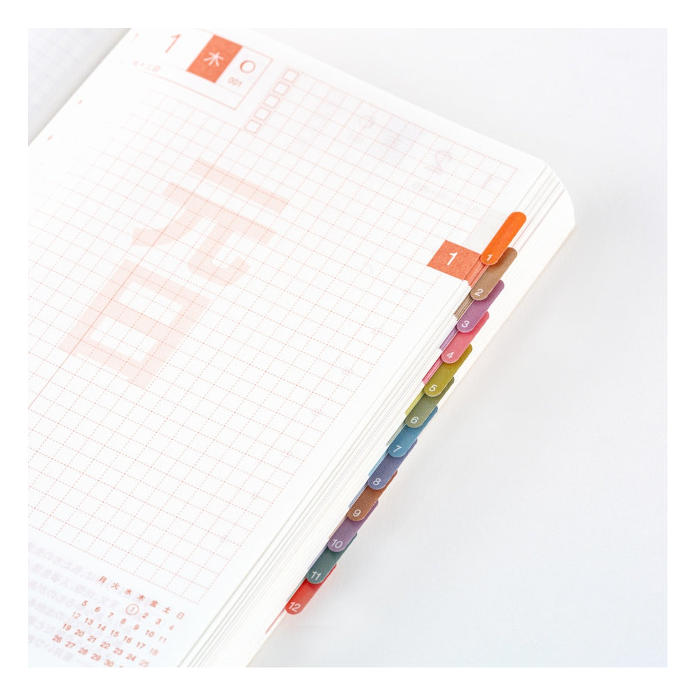 Hobonichi TSUKI no IRO: Index Stickers