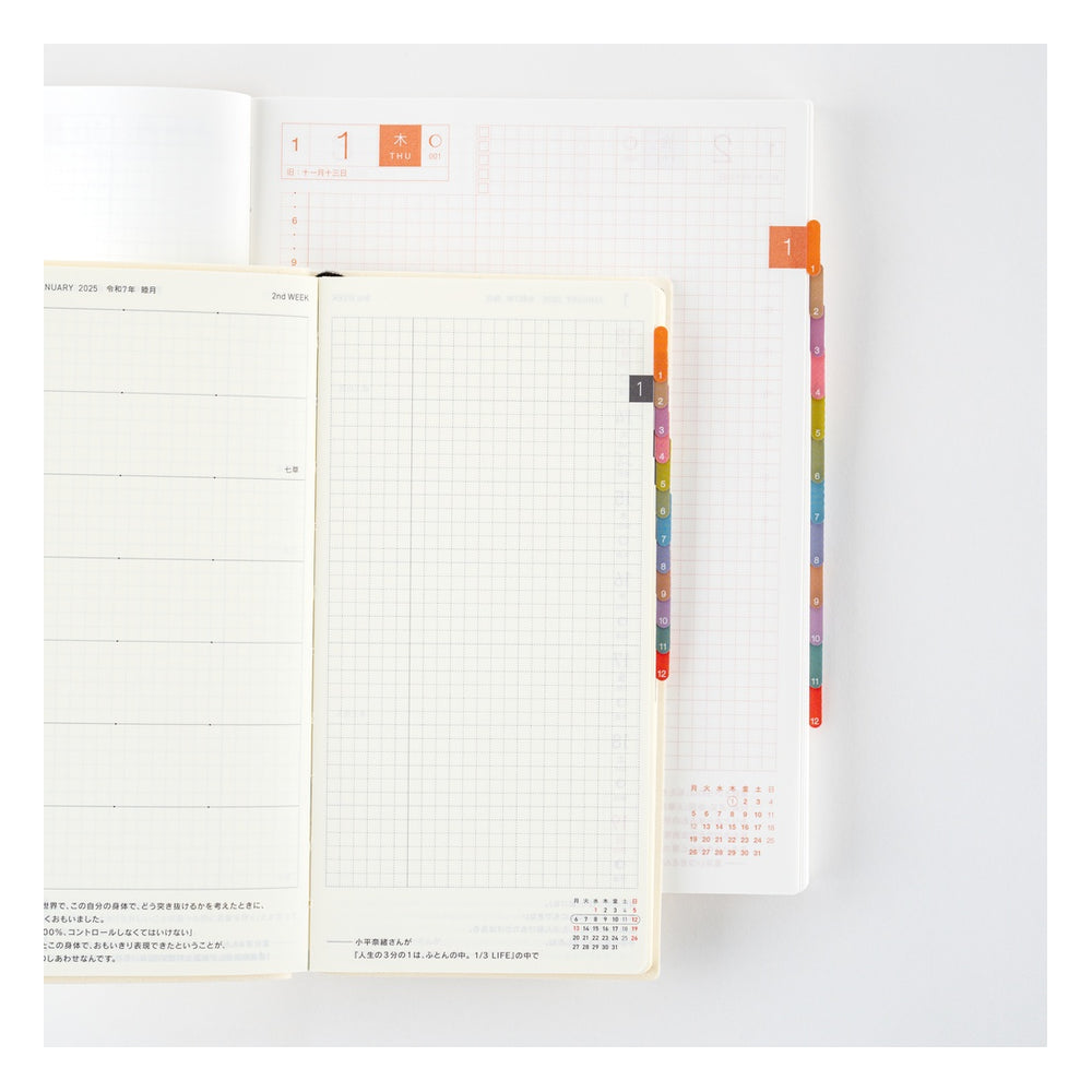 Hobonichi TSUKI no IRO: Index Stickers