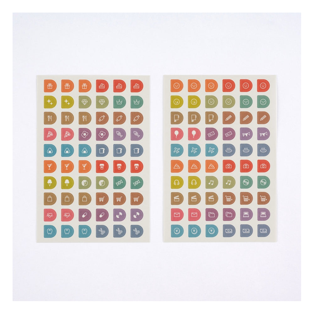 Hobonichi TSUKI no IRO: Sticker Set (Schedule)