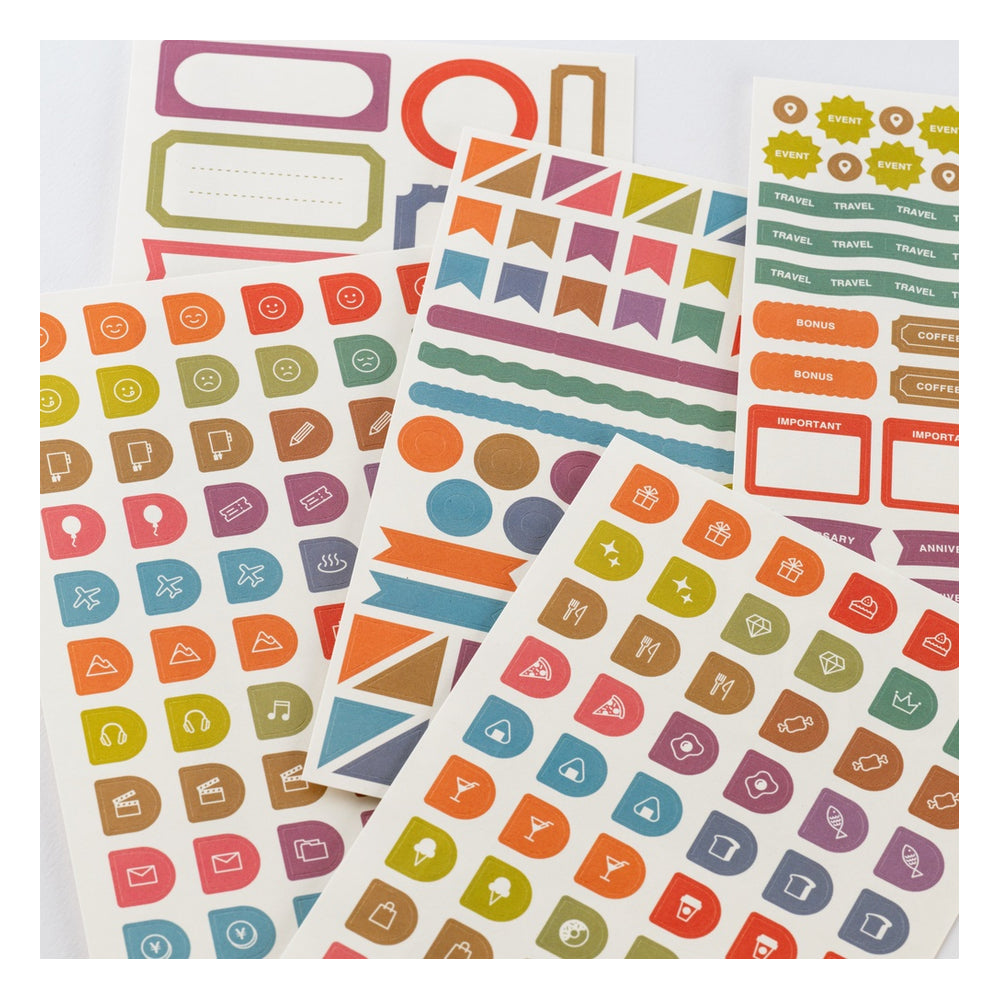 Hobonichi TSUKI no IRO: Sticker Set (Schedule)