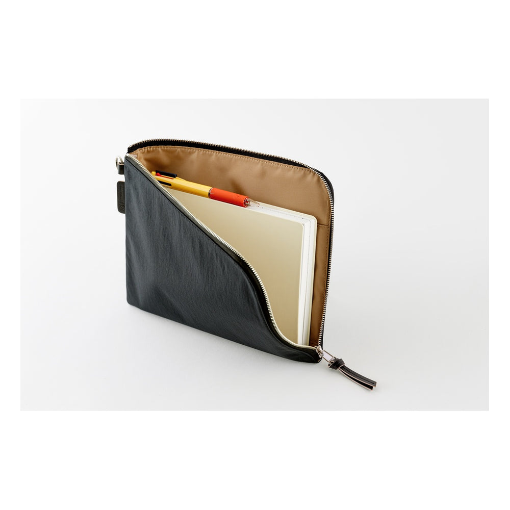 Hobonichi Tragen Flat Pouch for A5 Size (Black)