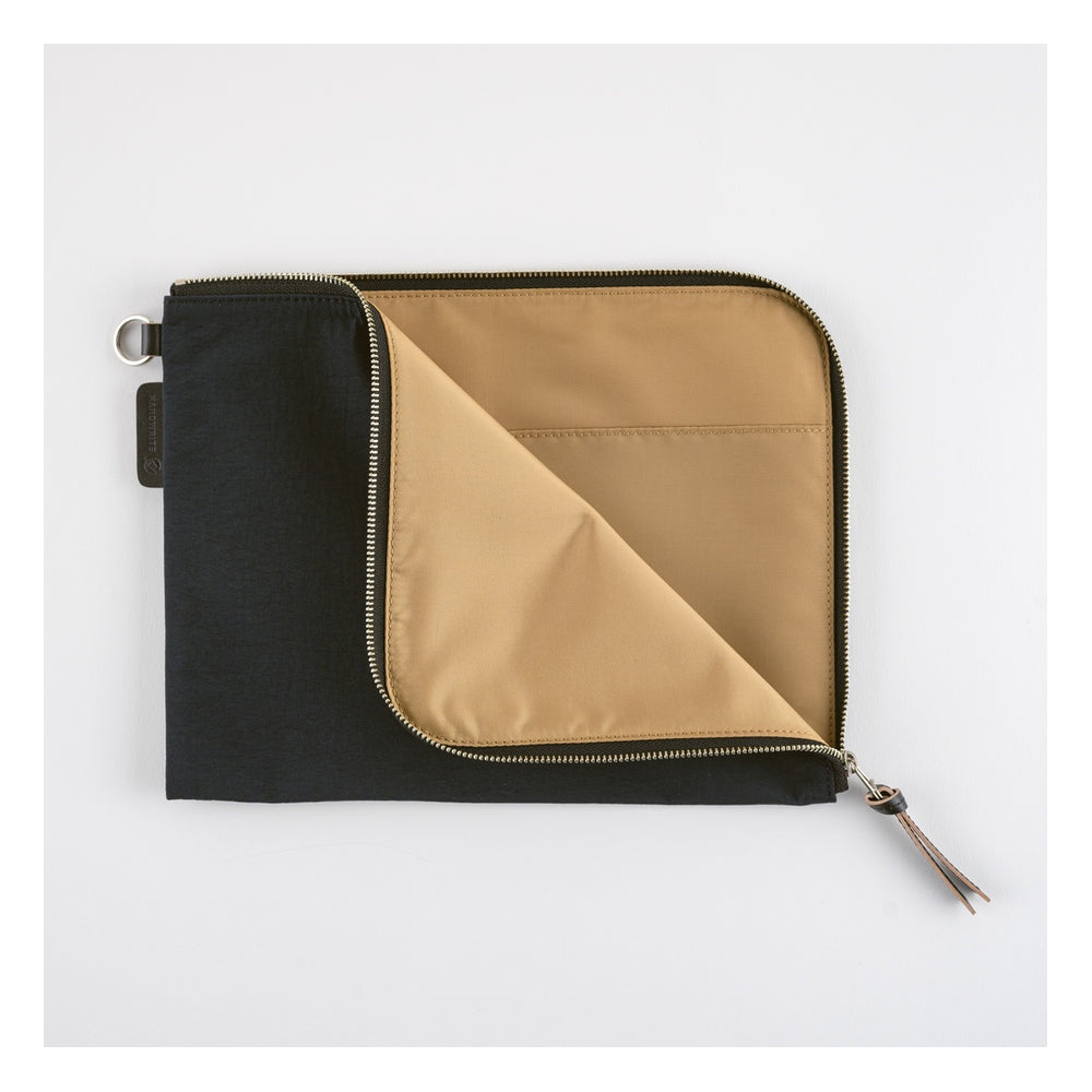 Hobonichi Tragen Flat Pouch for A5 Size (Black)