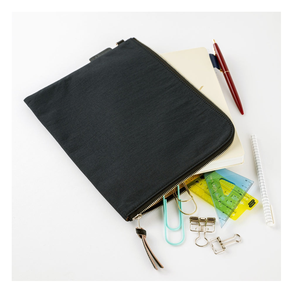 Hobonichi Tragen Flat Pouch for A5 Size (Black)