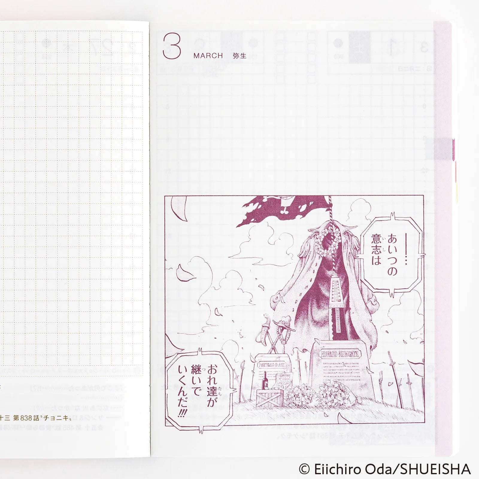 Hobonichi Techo A6 ONE PIECE Original Book 2025 (Japanese)