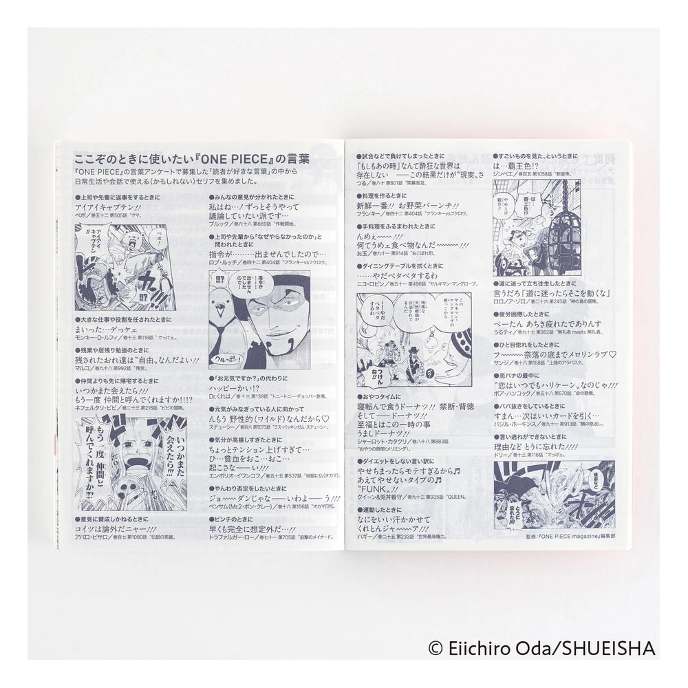 Hobonichi A6 Original Japanese Book ONE PIECE Edition 2026