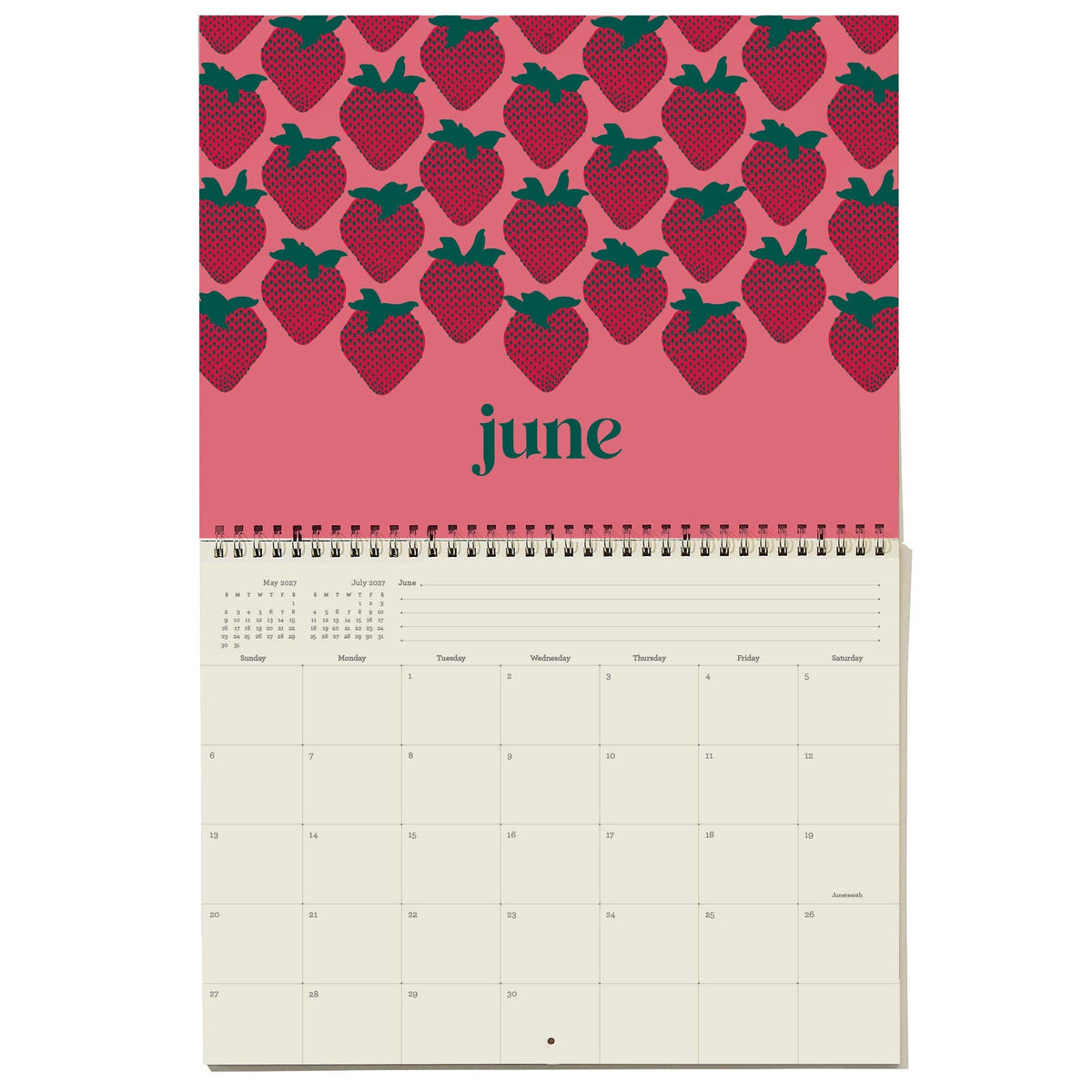Snow & Graham 2027 Write-On Calendar, view 14