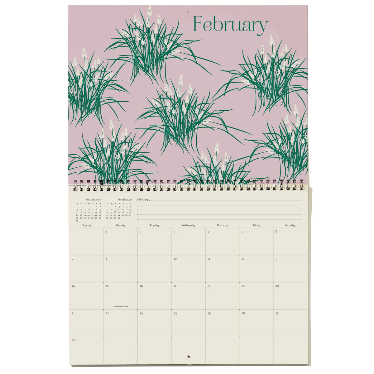 Snow & Graham 2027 Write-On Calendar, view 4
