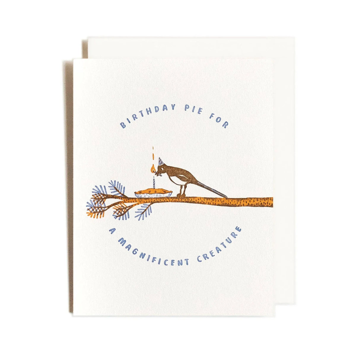 Homework Letterpress Magpie Birthday Card | Laywine’s