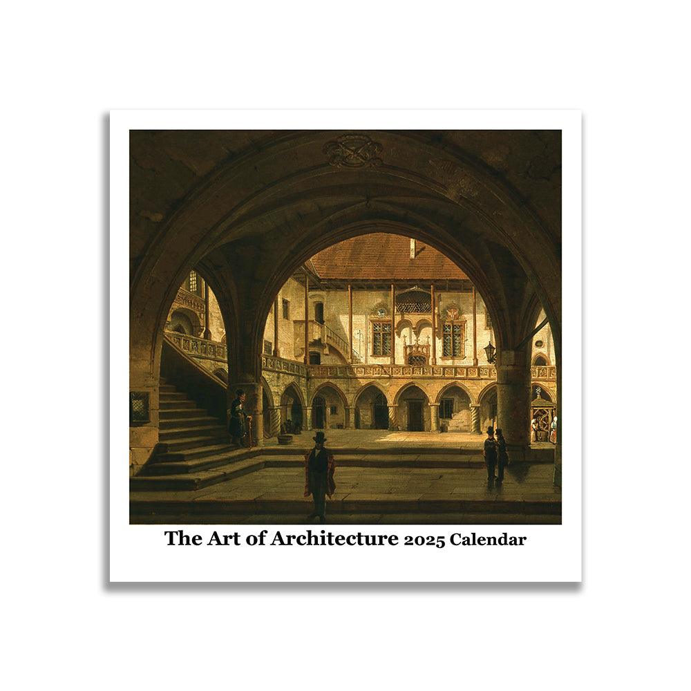 Retrospect Art of Architecture Square Wall Calendar 2025