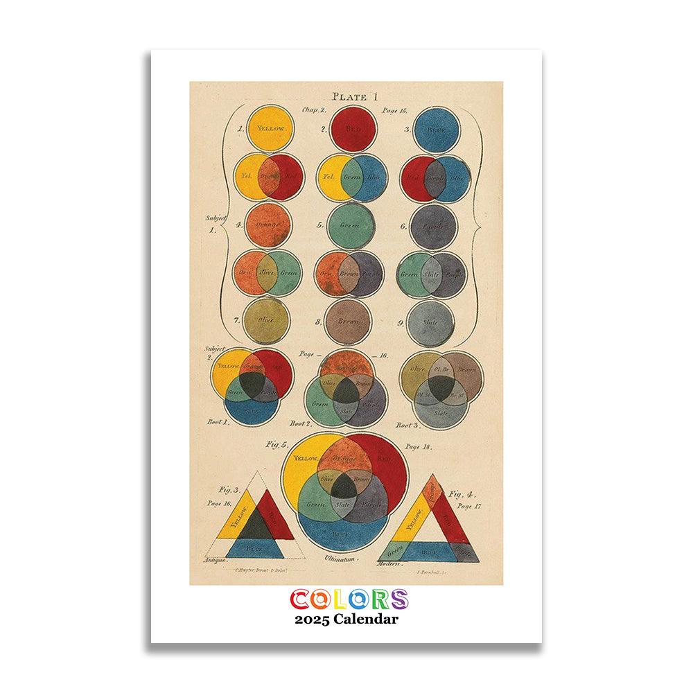 Retrospect Colours Wall Calendar 2025