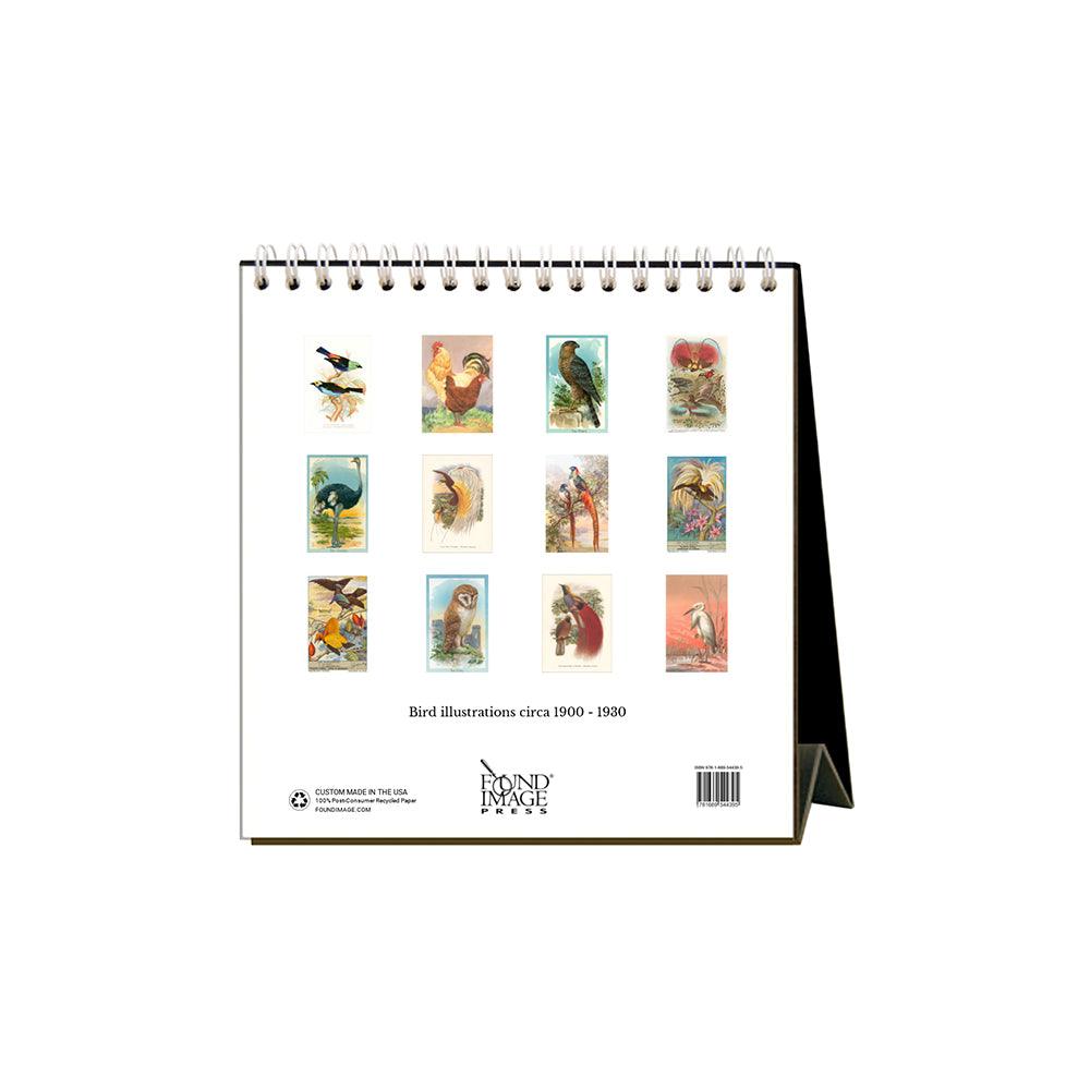 Found Image Press Birds Desk Calendar 2025