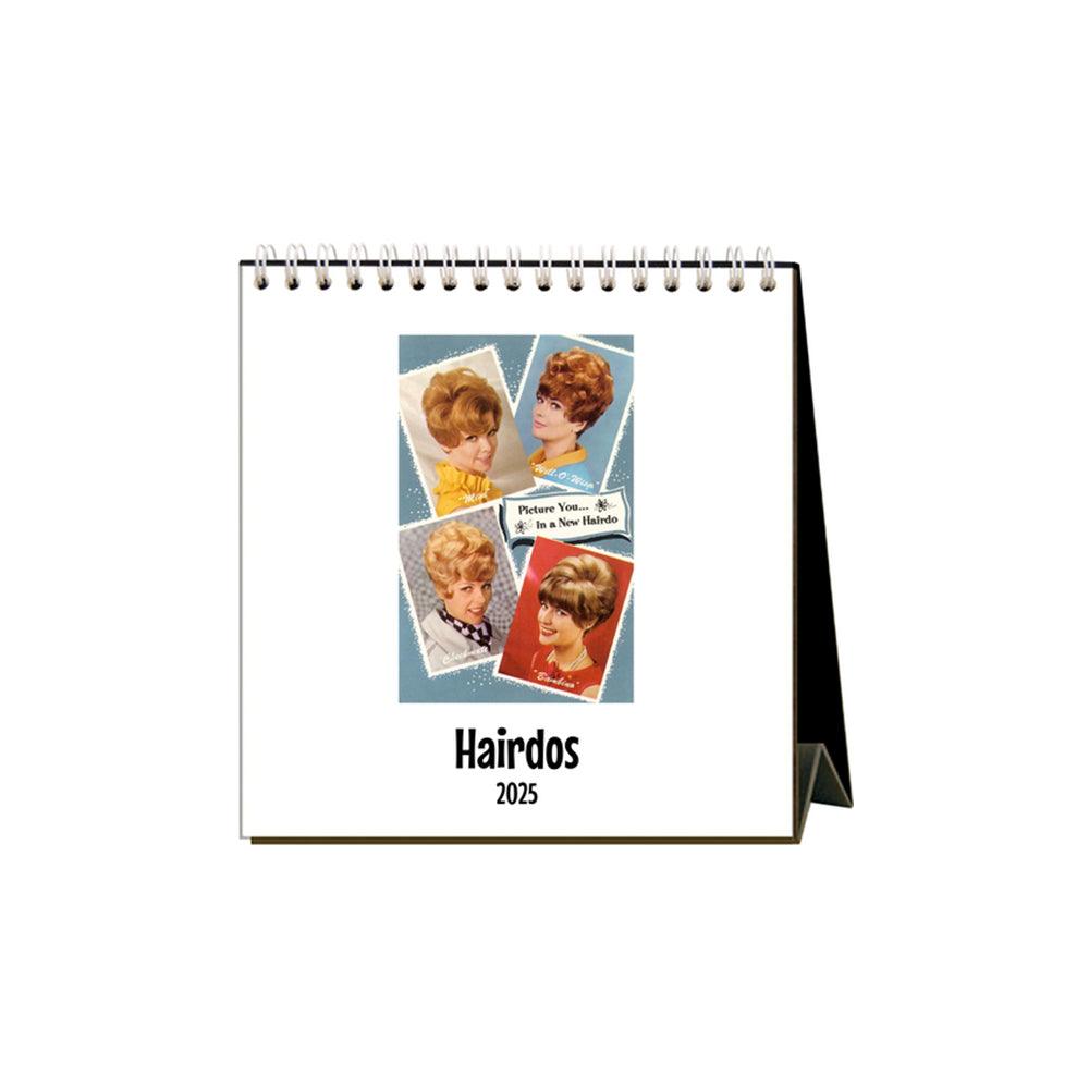 Found Image Press Hairdos Desk Calendar 2025