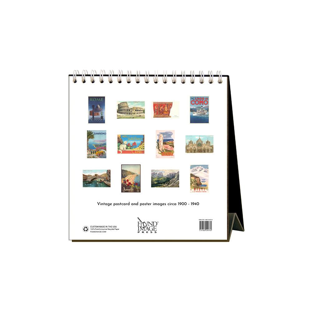 Found Image Press Italy Desk Calendar 2025