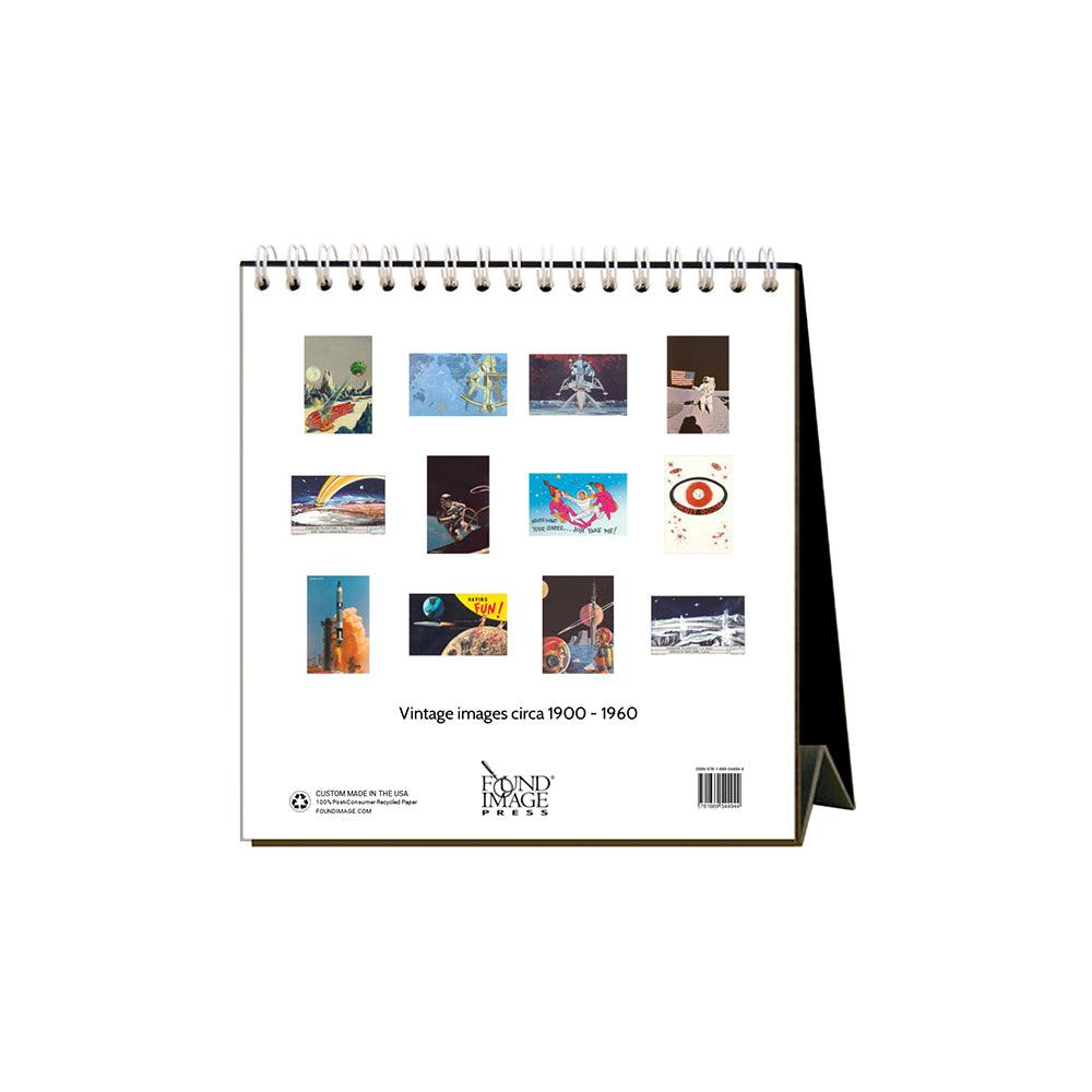 Found Image Press Outer Space Desk Calendar 2025