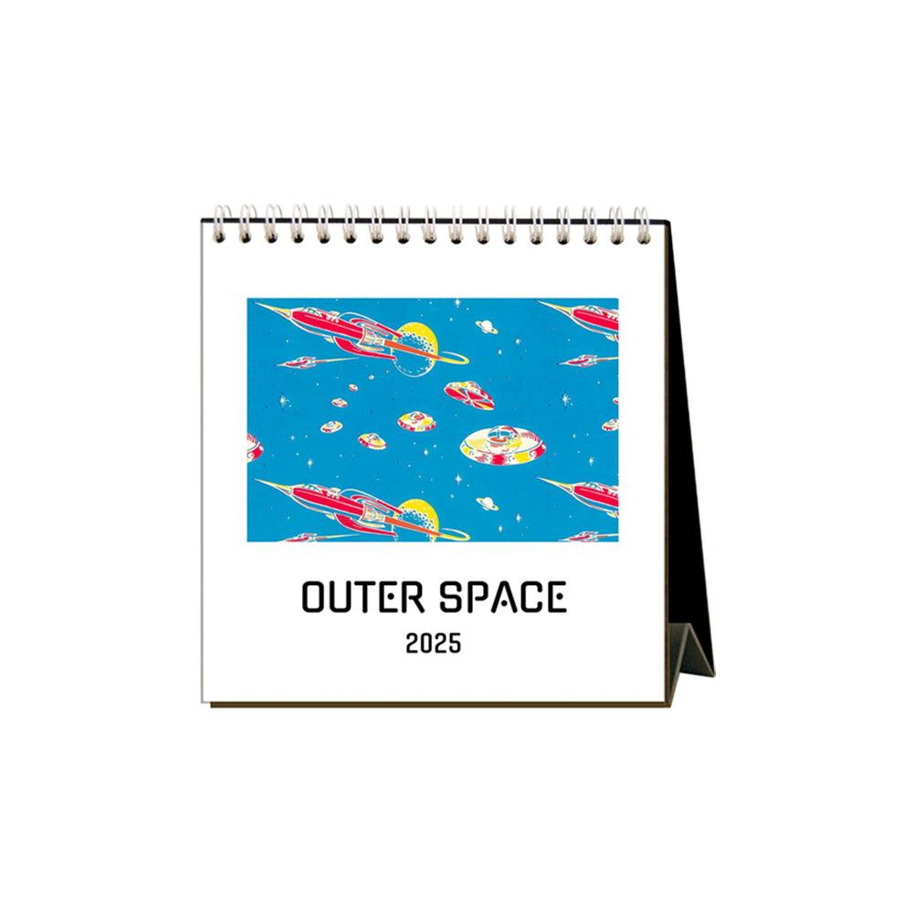 Found Image Press Outer Space Desk Calendar 2025