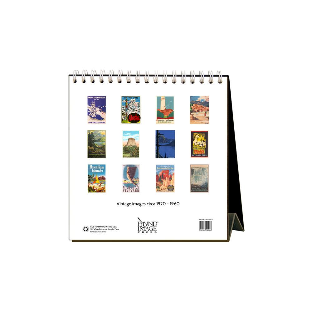 Found Image Press See America Desk Calendar 2025