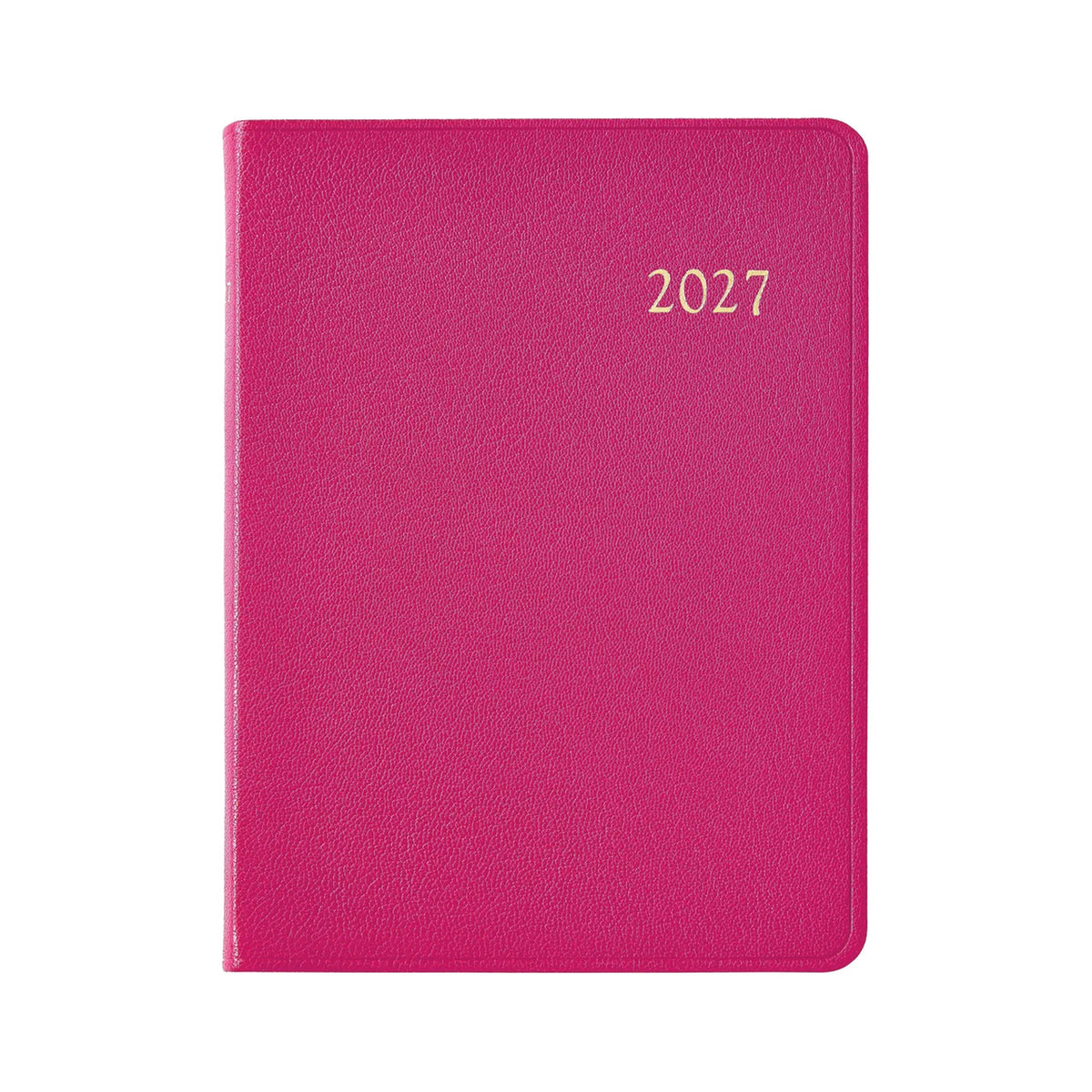 Graphic Image 2027 Desk Diary Goatskin Leather