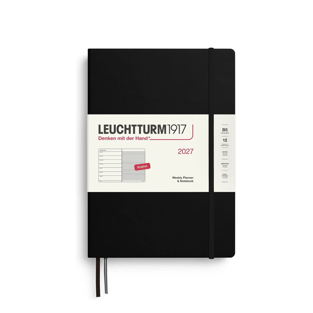 Leuchtturm1917 Weekly Planner & Notebook Composition (B5) 2027